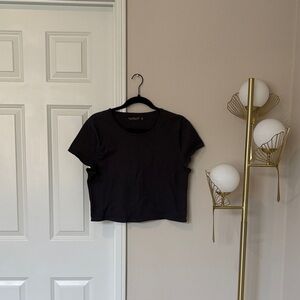 Abercrombie & Fitch Grey Ribbed Tee